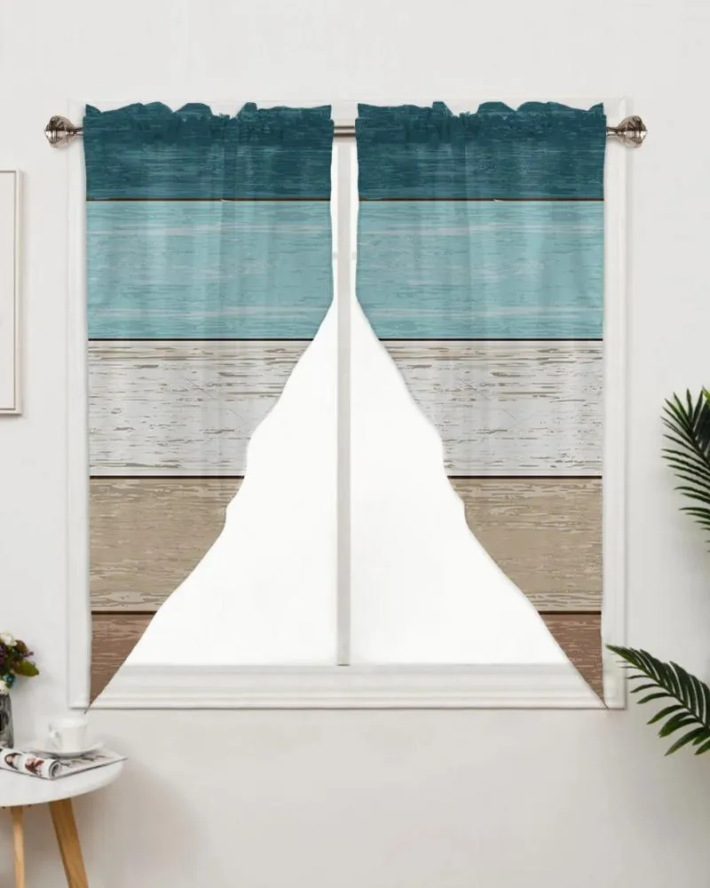 Cortina vintage fazenda celeiro grãos cortinas para quarto das crianças sala de estar janela cozinha triangular