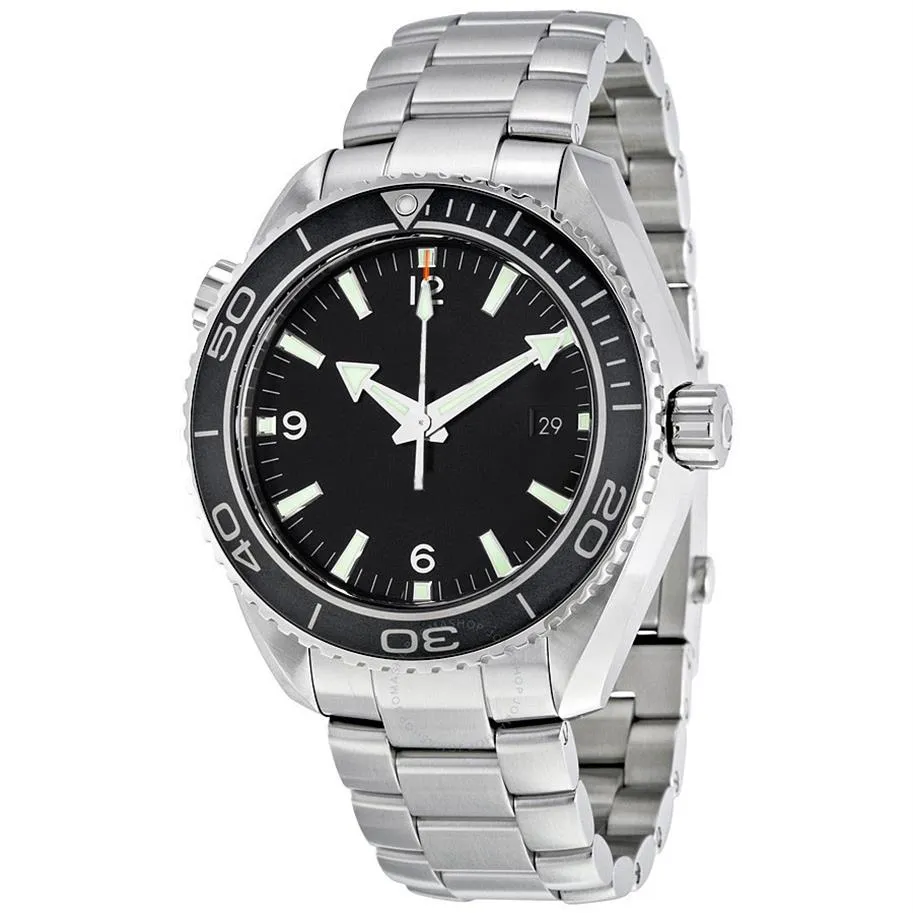 Outdoor Master Ocean Mens Watches Rotatable Bezel Black Dial Date Automatic Mechanical Movement Man Wristwatches282W