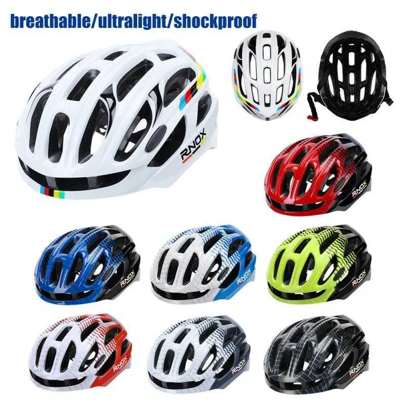 Caschi da ciclismo Casco da bicicletta RNOX Casco da bici MTB Casco da ciclismo integrato per motocicletta Scooter elettrico Capacete con occhiali da ciclismo J230422