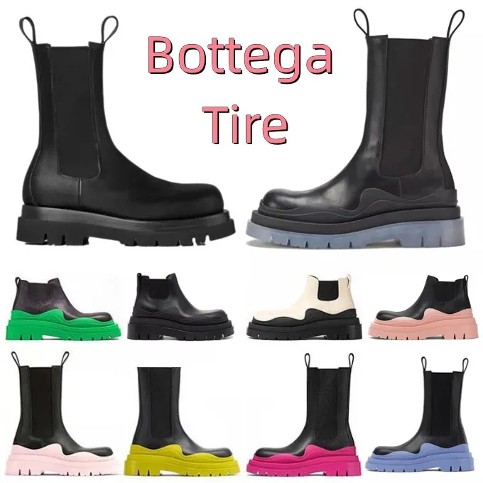 Tire designer women boots luxury boot womens men Black white green yellow fashion Platform snow winter bootie shoes