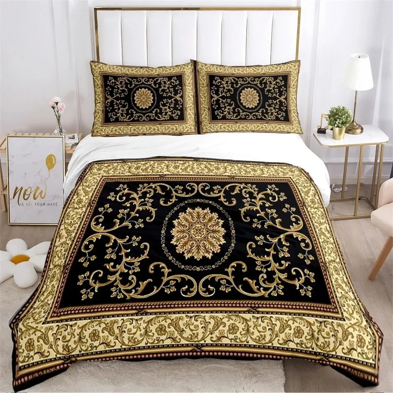 Bedding sets Duvet Cover Boho Persian Style Set 3 Piece with 2 Pillows Queen King Size Full Teen Women Bedroom Room Decor 231122