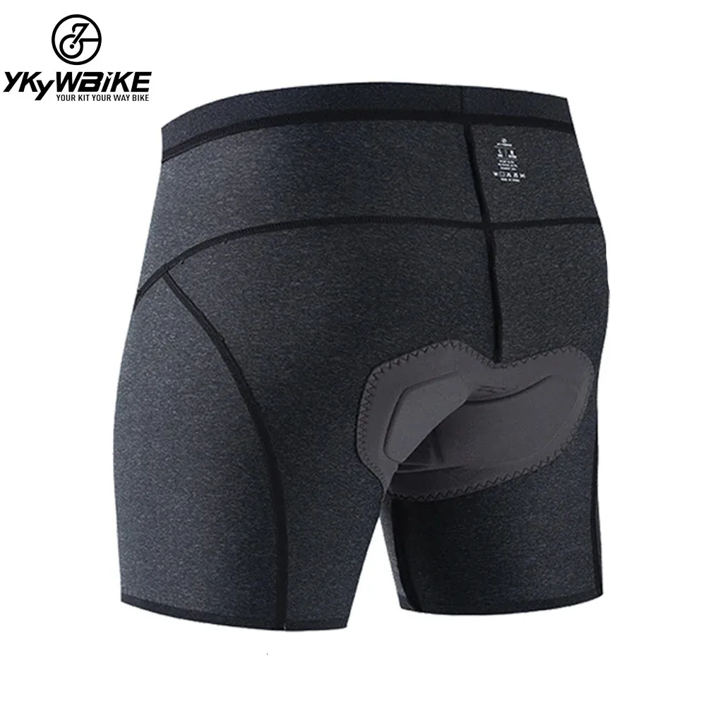 Shorts de ciclismo Ykywbike Mens Underwear Bélgica Alta Elastic Esponja Pad à prova de choque Mtb Mountain Bicycle 231121