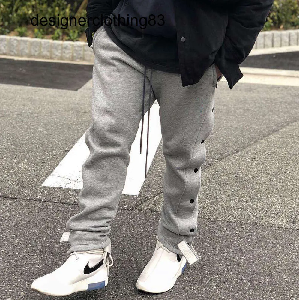 Mens Pants Hiphop Streetwear Sweatpants Designer Boys Wide Leg Harem Pant Casual Högkvalitativ joggar Tonåring Fashion Fallow