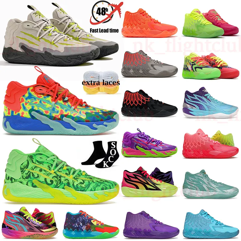 MB.03 Basketbalschoenen LaMelo Ball lamelo Schoen MB.02 MB.01 Heren Dames Chino Hills GutterMelo Nickelodeon Slime Beige Toxic mb03 sneaker Buiten balmaat 36-46 joggen