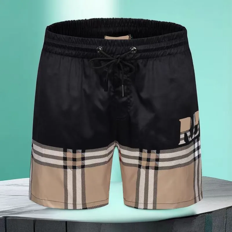Luxury Mens and Womens Designer Plaid randiga shorts Sommarmode Streetwear snabbtorkande badkläder Tryckt brädet Beach Pants Asia Size M-3XL