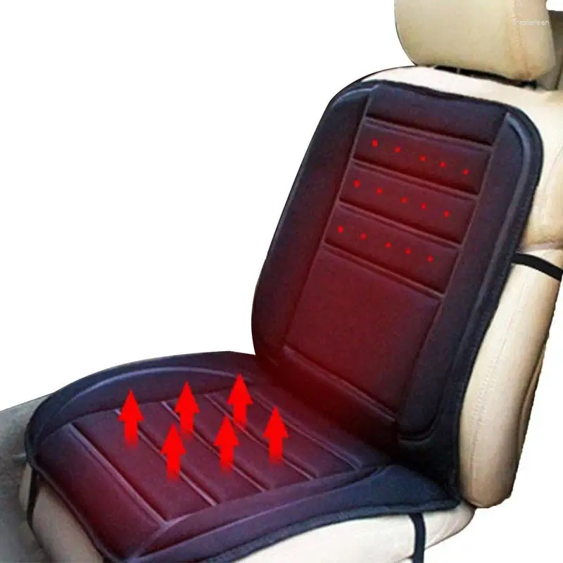 Car Seat Covers Heated Cover Electric With Backrest 12V Heat For Home Office Chair And More