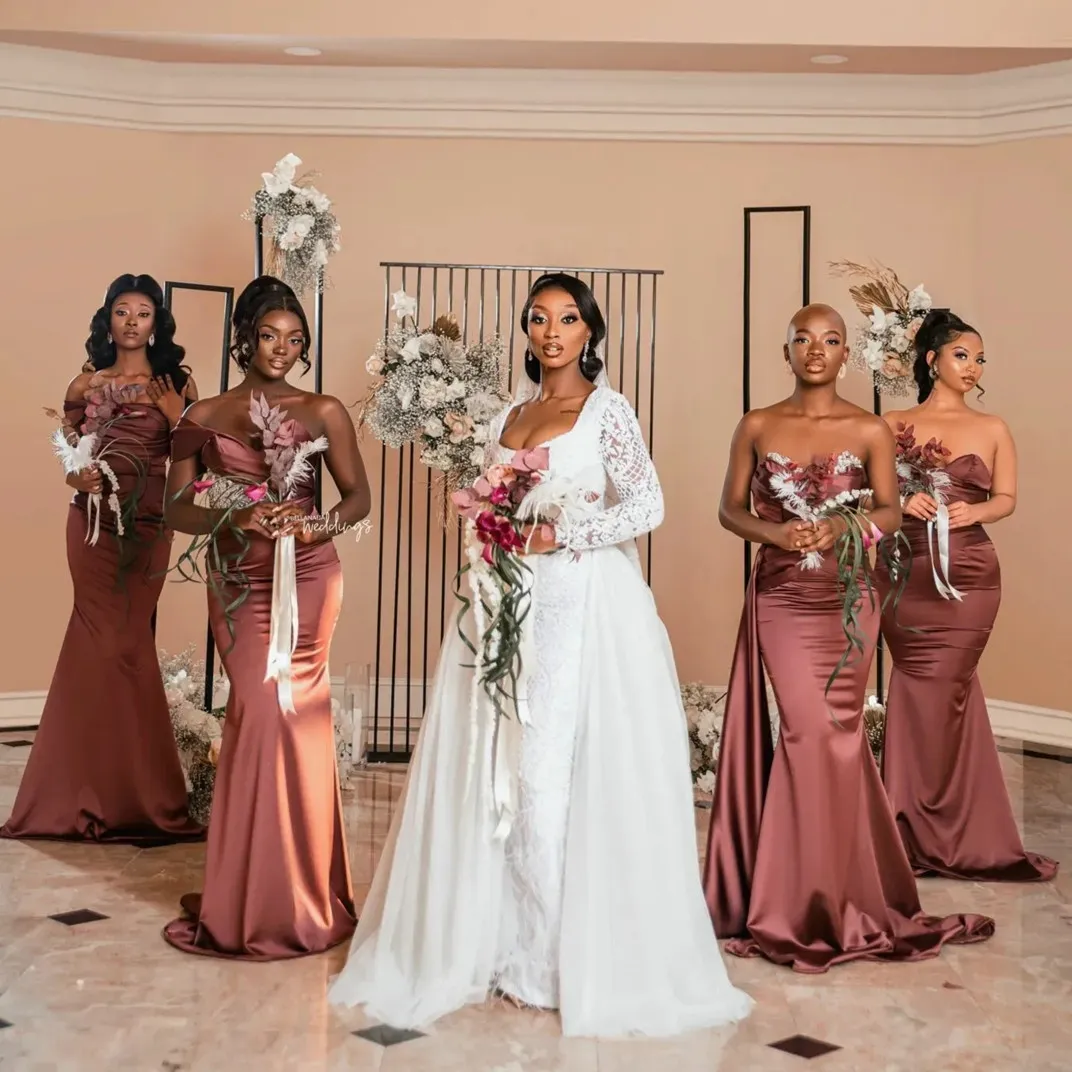 Classy Bridesmaids Styles - Zanaposh  Mermaid bridesmaid dresses, African  bridesmaids, Mermaid bridesmaid