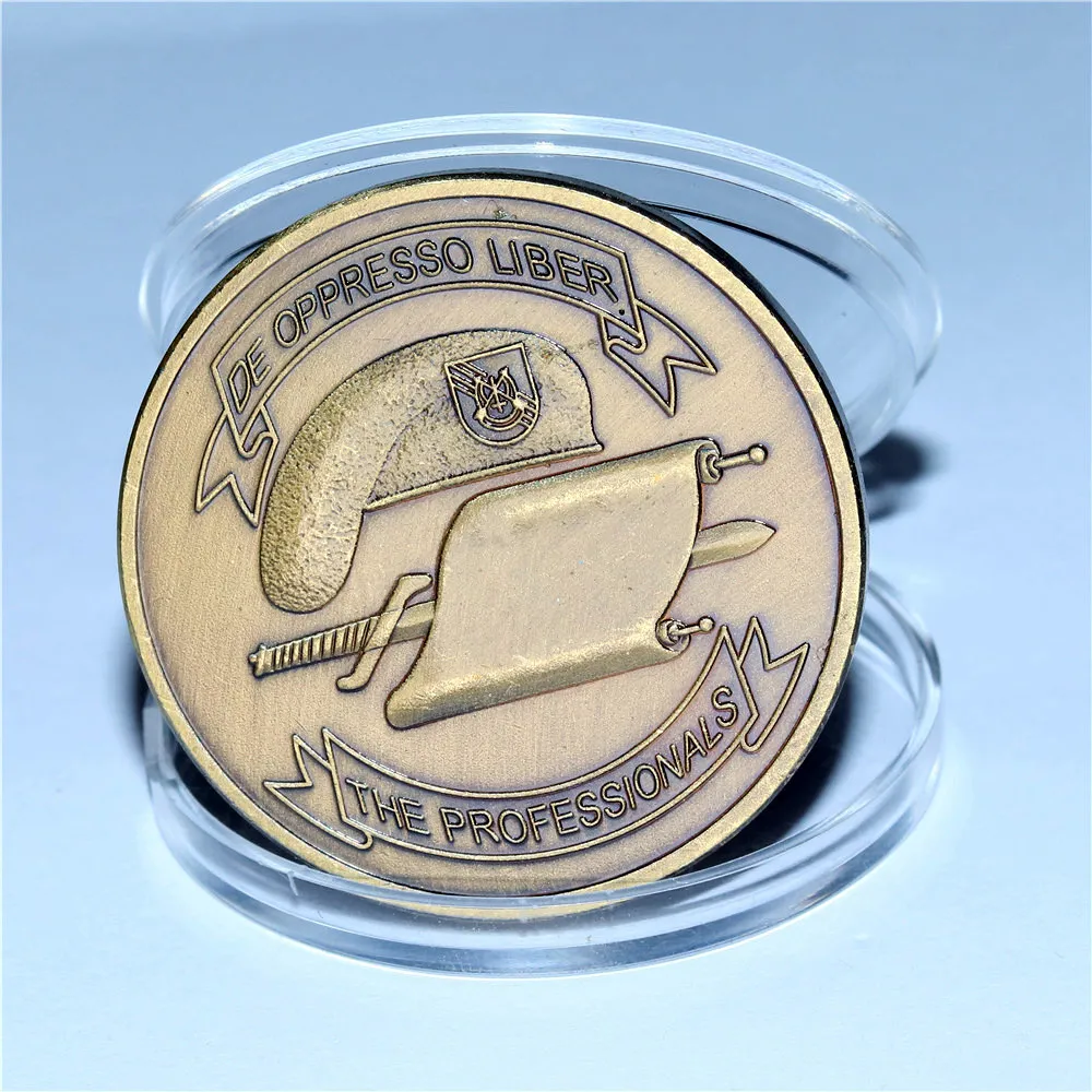 Commemorative Challenge Coin Special Forces Tribute, Antique Gold Finish,  Ideal For Challenge Coin Display Rack And Collectors From Dadge, $3.02 |  DHgate.Com