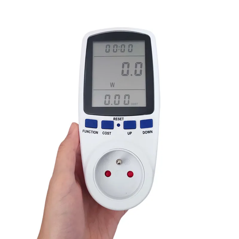 Timer, intelligenter Wechselstrom-Leistungsmesser, Wattmeter, Steckdosenzähler, Steckdosenabrechnung, Strommonitor, US/UK/EU/AU/FR 230422