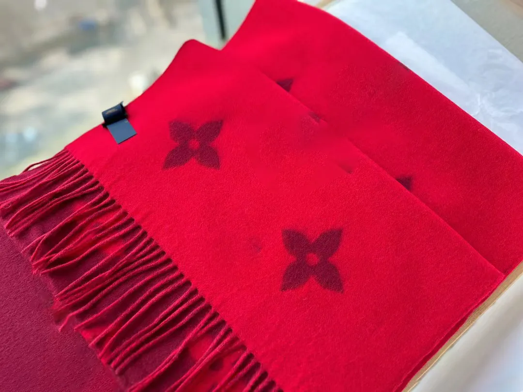 Kerst Merk designer sjaal Luxe V Sjaal Kasjmier Dikke Sjaal Dames Lange Winter Wram Pashmina Lange Wraps Hijab Vakantiecadeaus Breng geschenkdozen mee