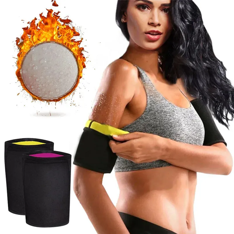 Arm Shaper 1 paar Dames Gewichtsverlies Arm Shaper Cellulite Afslanken Wrap Riem Arm Mouw Slanker Arm Pad Gewichtsverlies Product 231121