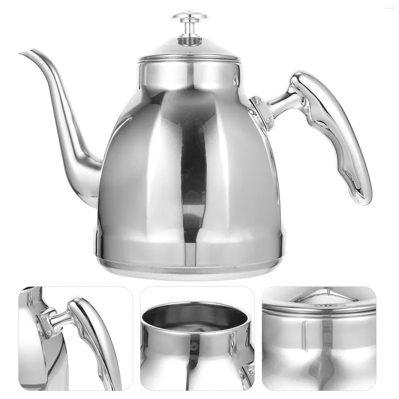 Ensembles de vaisselle bouilloire en acier inoxydable, accessoire de thé, accessoires de Camping durables pour la maison, bouilloires à eau à usage quotidien, Pot de cuisine