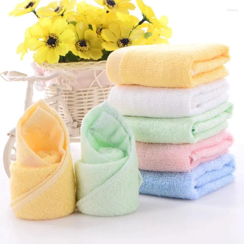 Handduk Bambu Fiber Baby Absorbent saliv dagis Barn möter servetter handdukar mamma barnskola