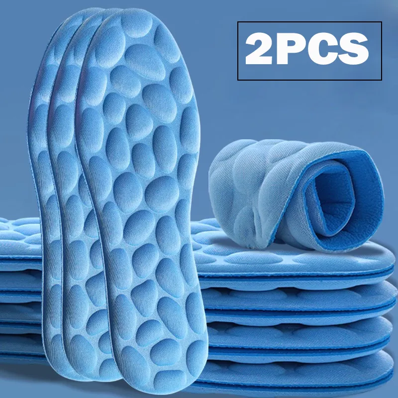 Schuhteile Zubehör Massage Memory Foam Einlegesohlen für Sohle Atmungsaktives Kissen Sport Lauffüße Orthopädische Männer Frauen Pads 230421