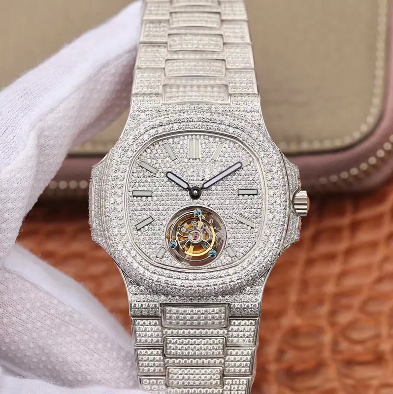 luxury watches mens watch designer watches high quality movement watches men moissanite watch iced out watch diamond watch montre automatic mechanical watch 031
