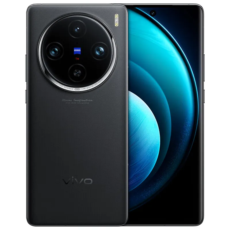 Téléphone portable intelligent d'origine Vivo X100 Pro 5G 12 Go de RAM 256 Go de ROM Dimensity 9300 50.0MP NFC Android 6.78 "120 Hz AMOLED Plein écran d'empreintes digitales ID IP68 Téléphone portable étanche
