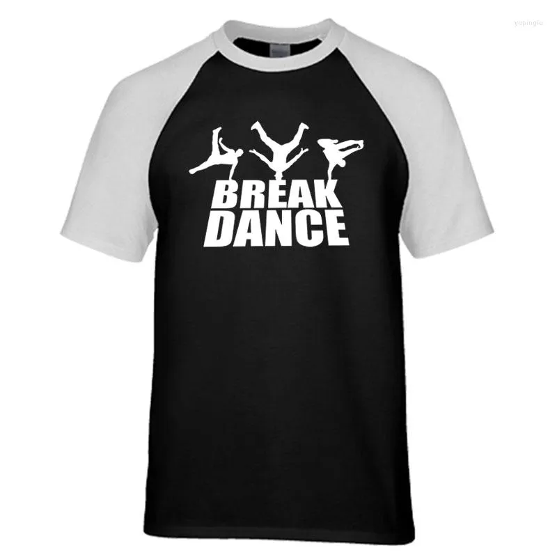 メンズTシャツメンズストリートパンクヒップホップダンスダンスコットンプリントブレイクダンスTシャツメンズファッションクールストリートラグランティー