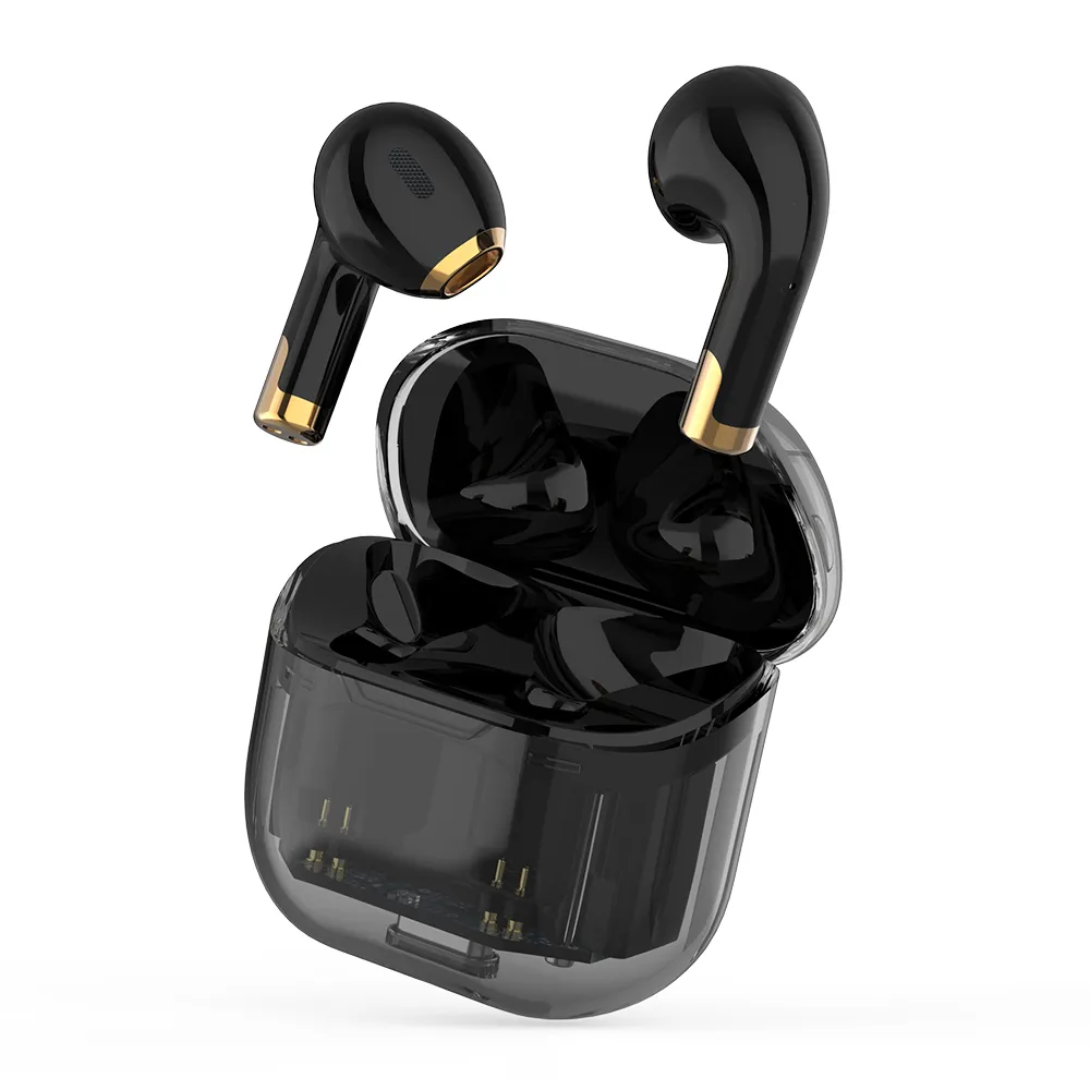 Kulak Kablosuz Bluetooth kulaklıklarda şeffaf BT5.3 Derin Bas kulaklıklar Enc Çağrı gürültüsü engelleme kulaklıkları stereo kulaklıklar