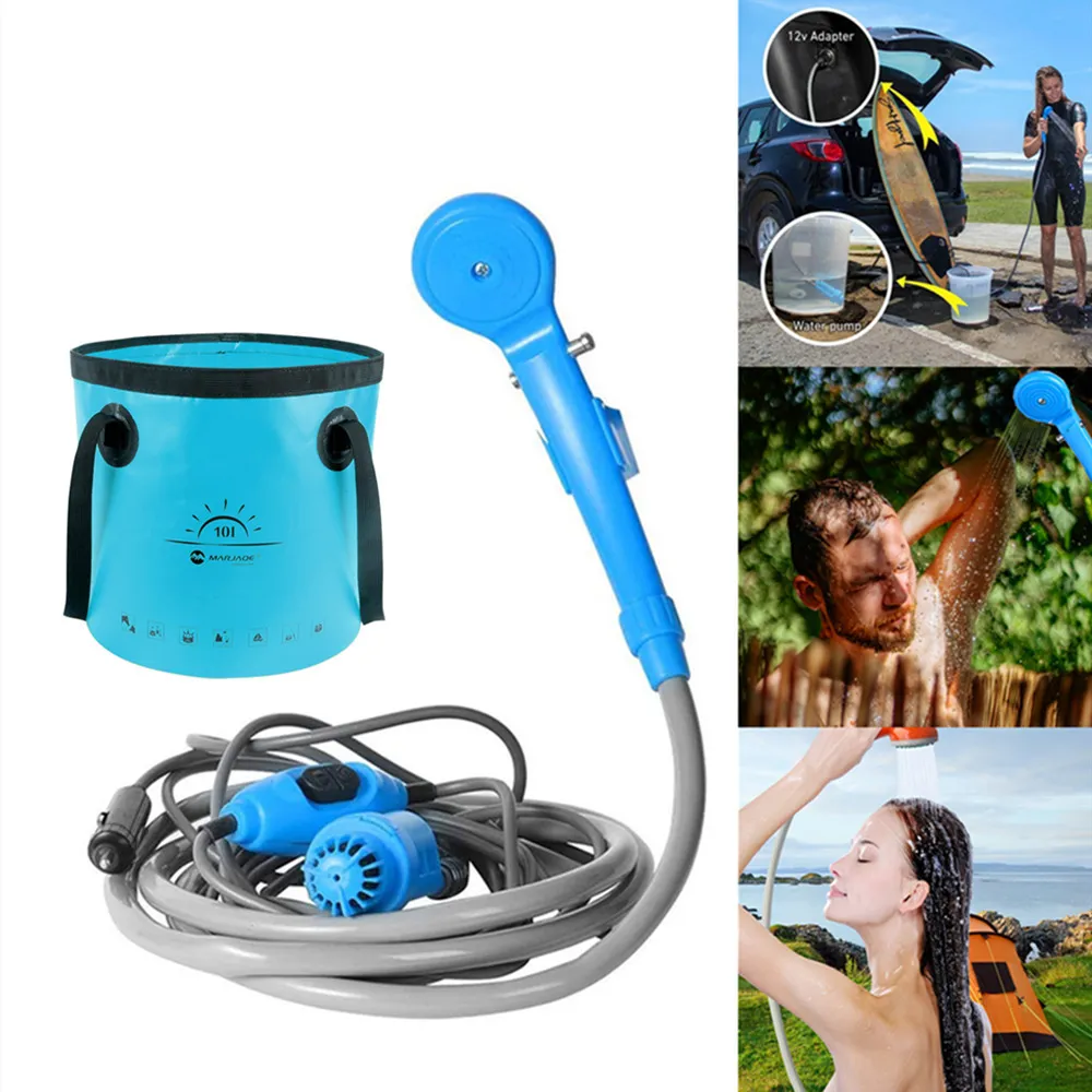 Attrezzatura Lidratazione Doccia Da Campeggio Portatile 12v Accendisigari  Auto Pompa Doccia Da Campo Esterna Portatile Campeggio Da Viaggio  Escursionismo Doccia Animali Domestici Autolavaggio 230421 Da 22,14 €