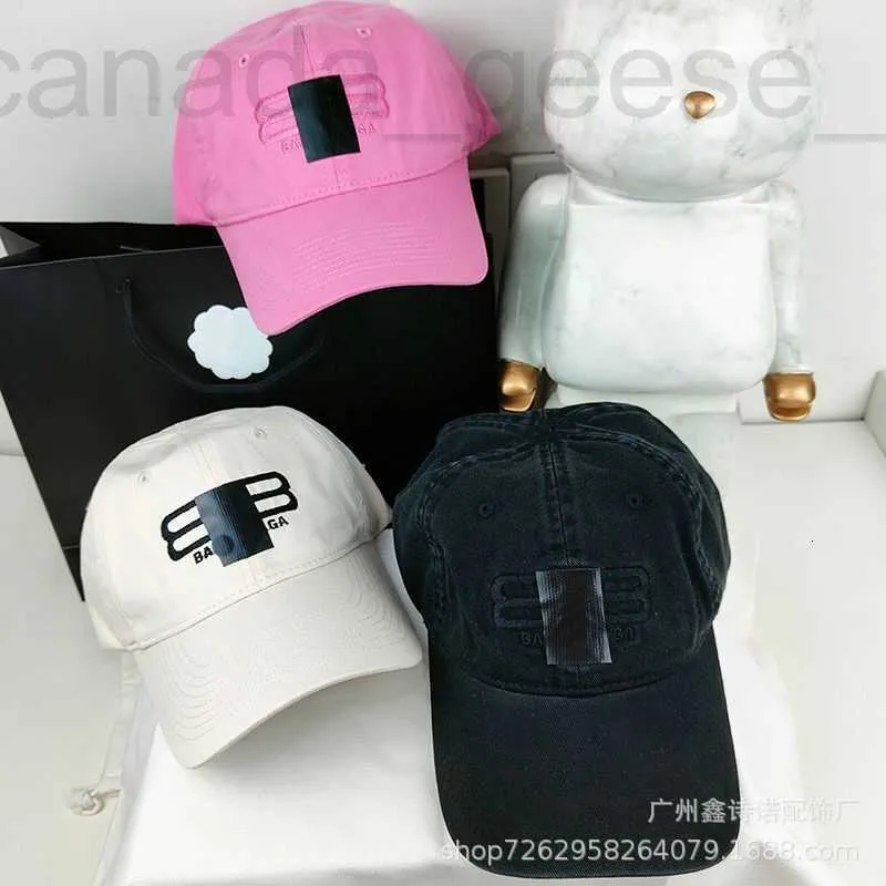 Ball Caps designer luxury B Embroidery Correct Letter Baseball Hat Women's Spring and Autumn Versatile Curved Eaves Fashion Brand Duck Tongue Show Face Little Too