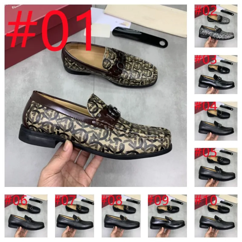 15 Style Luxury Trend sequins mens shoes Luxury Crocodile Pattern loafers High-end Designers Genuine Leather driving shoes party shoes Moccasins size 38-46