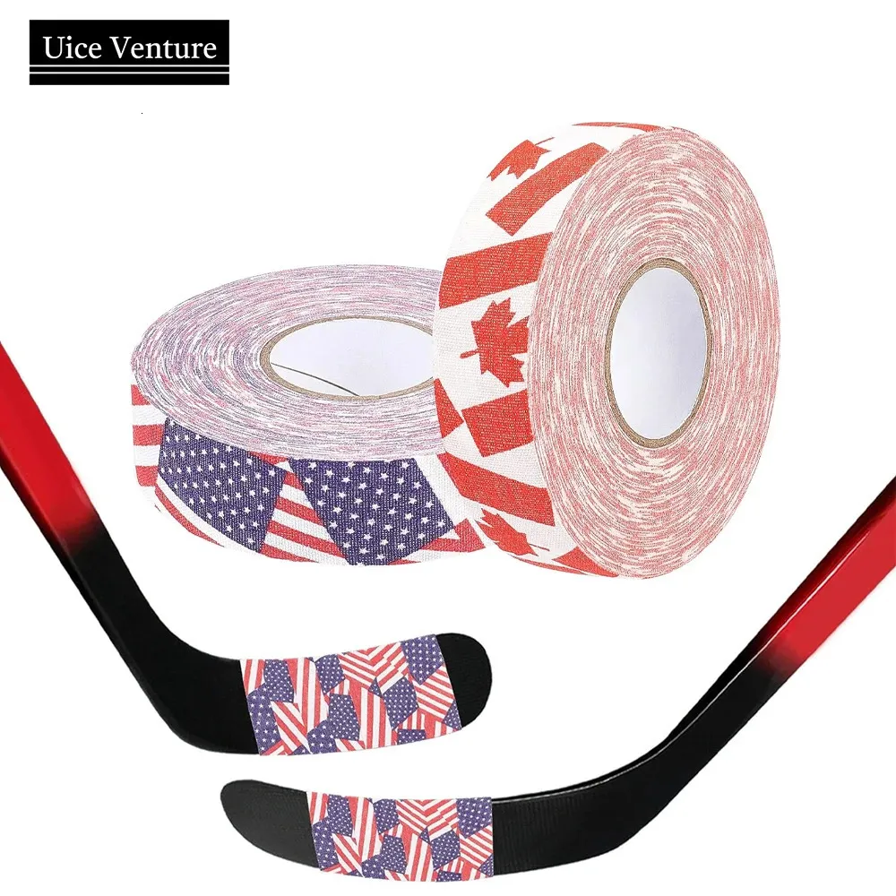 Sporthandschoenen Ijshockeyveld Stick Tape Multifunctionele grip 2,5 mm Sportveiligheid Katoenen doek Badminton Golf 231122