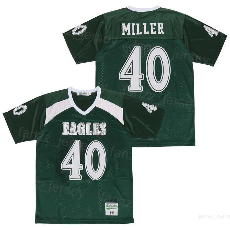 High School Valley Ranch Jerseys Football 40 Von Miller MOIVE MOIVE PARA Fãs de esportes Team Brown Costing e Stitched Breathable Pure Cotton Hiphop College Hiphop