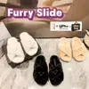 white fluffy slippers