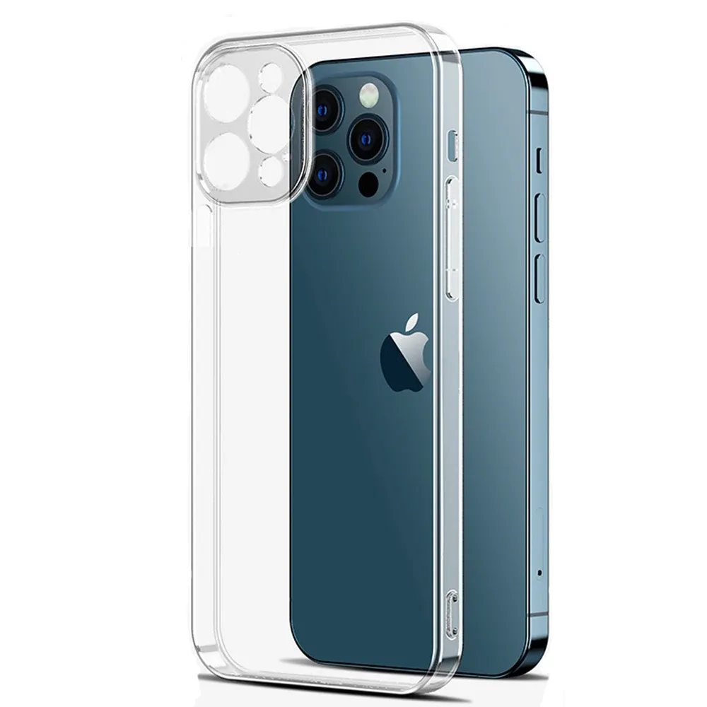 Clear Phone Case For iPhone 13 14 15 Pro Max Case Silicone Soft Cover For iPhone 11 12 Pro 7 6 8 Plus SE XR XS Mini