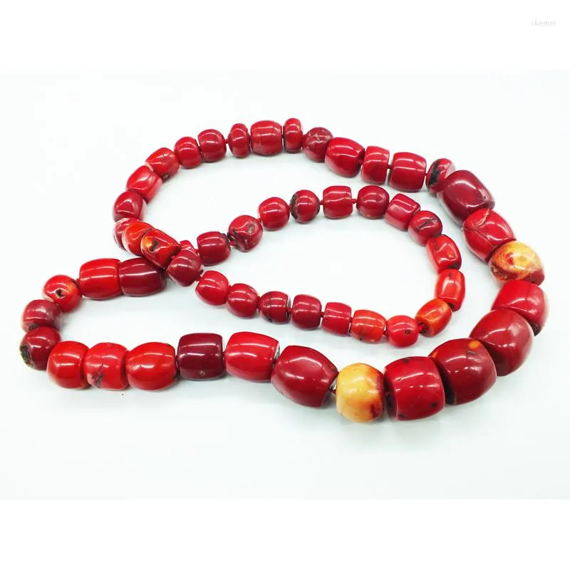 Choker Real Men's Jewelry Classic Coral Necklace! Hebben een fout 80 cm