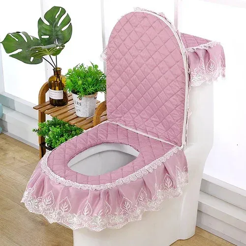 Amazon.com: AFGSUBT 3 Pieces/Set European Lace Toilet Seat