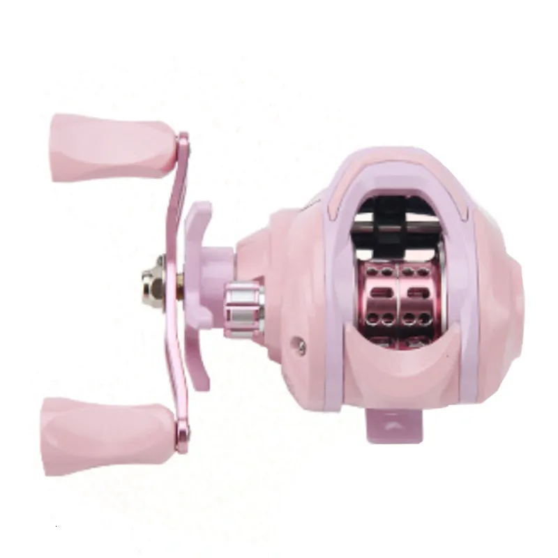 Fishing Rod Pink Avet Reel Pink Baitcasting Reel High-Speed Gear