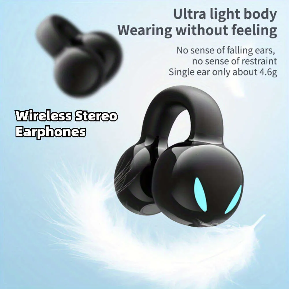 Earsingle V Black WirelessEarphone Gaming True Stereo Headsetバッテリー寿命長い距離なし遅延タッチコントロール電話電話