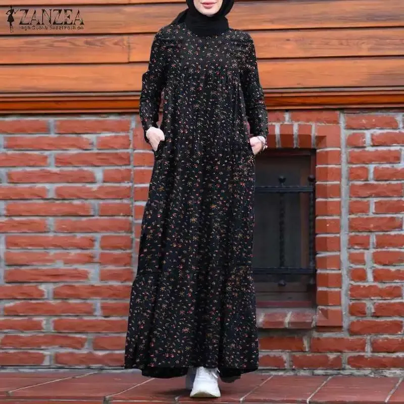 Long Abaya Dresses Casual Style Muslim Dress for Women Polyester Broadcloth  All Season from Dhgate Ethnic Clothing - price 35.69