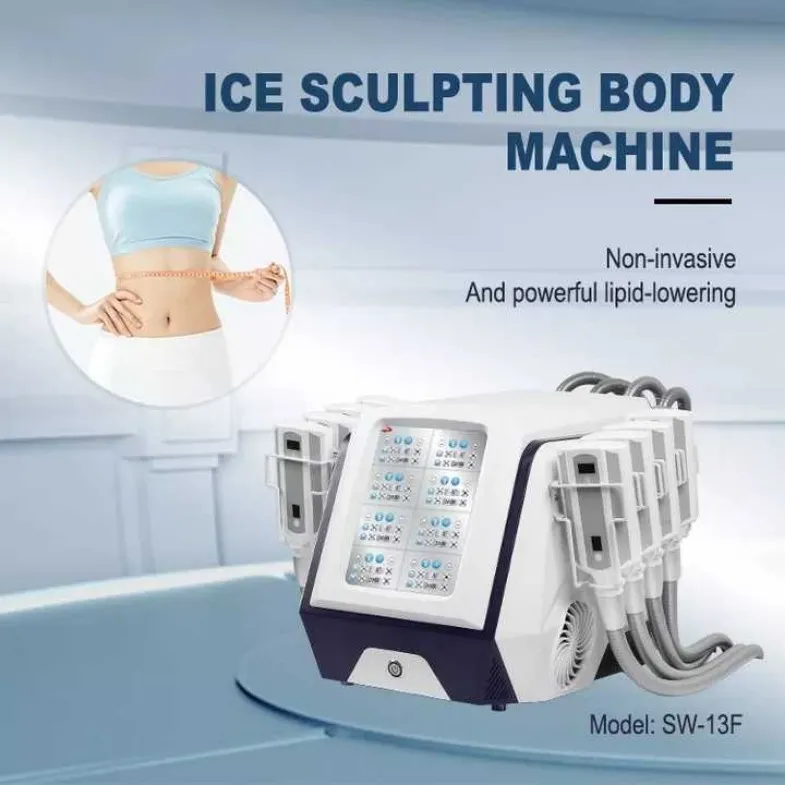 Machine minceur Gel de graisse Machine mince Massage de la cellulite Perte de poids Équipement non chirurgical 8 tampons Utilisation commerciale Contour du corps