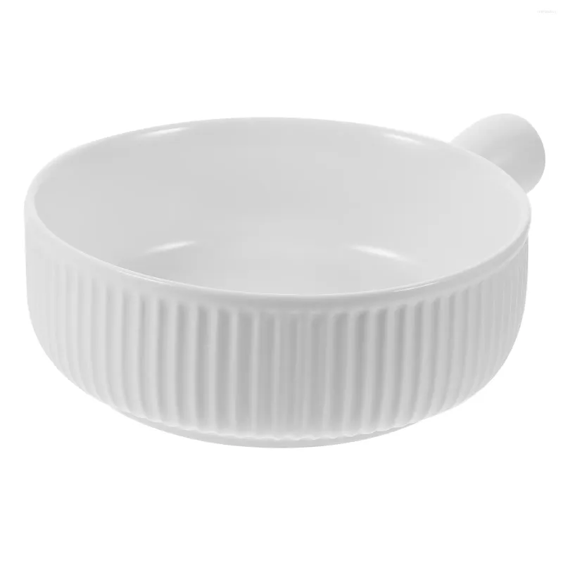 Bowls Ceramic Baking Dish Plate Roasting Cheese Pan Multi-function Salad Bowl