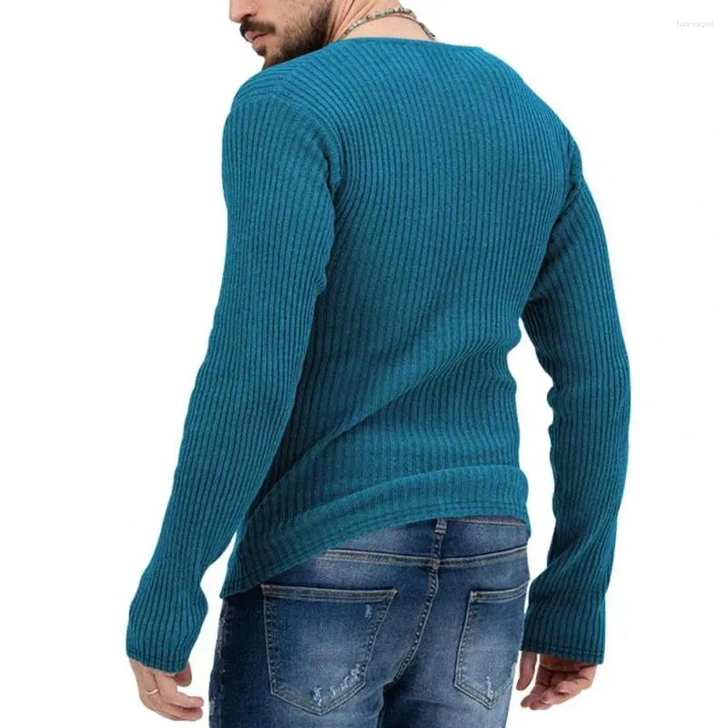 Men s Sweaters Material Made From A Cotton Blend This Knitted Long Sleeve Is Lightweight And Comfortable For All day Wear