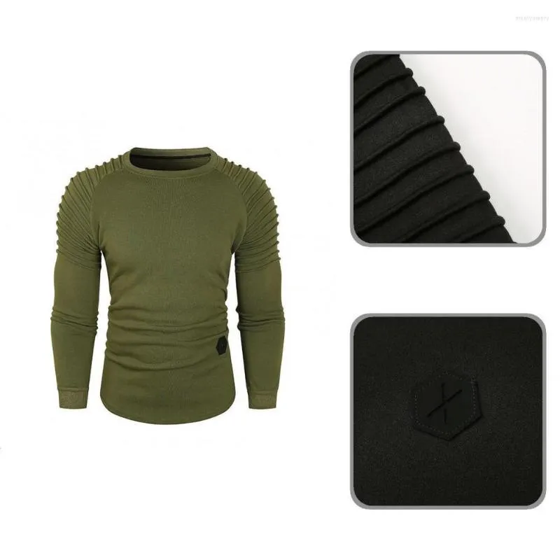 Pulls pour hommes Automne Sweat à manches longues Sportwear O Neck Slim Men For Jagging