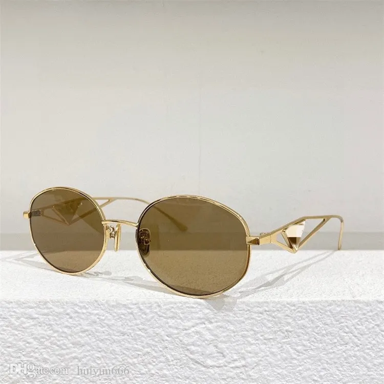 Metalik Retro Oval Güneş Gözlüğü Erkekler ve Kadınlar İçin Tasarımcılar Kişilik Retro Saraçlı Yaz UV Koruma Güneş Gözlüğü Seyahat En İyi Gözlükler