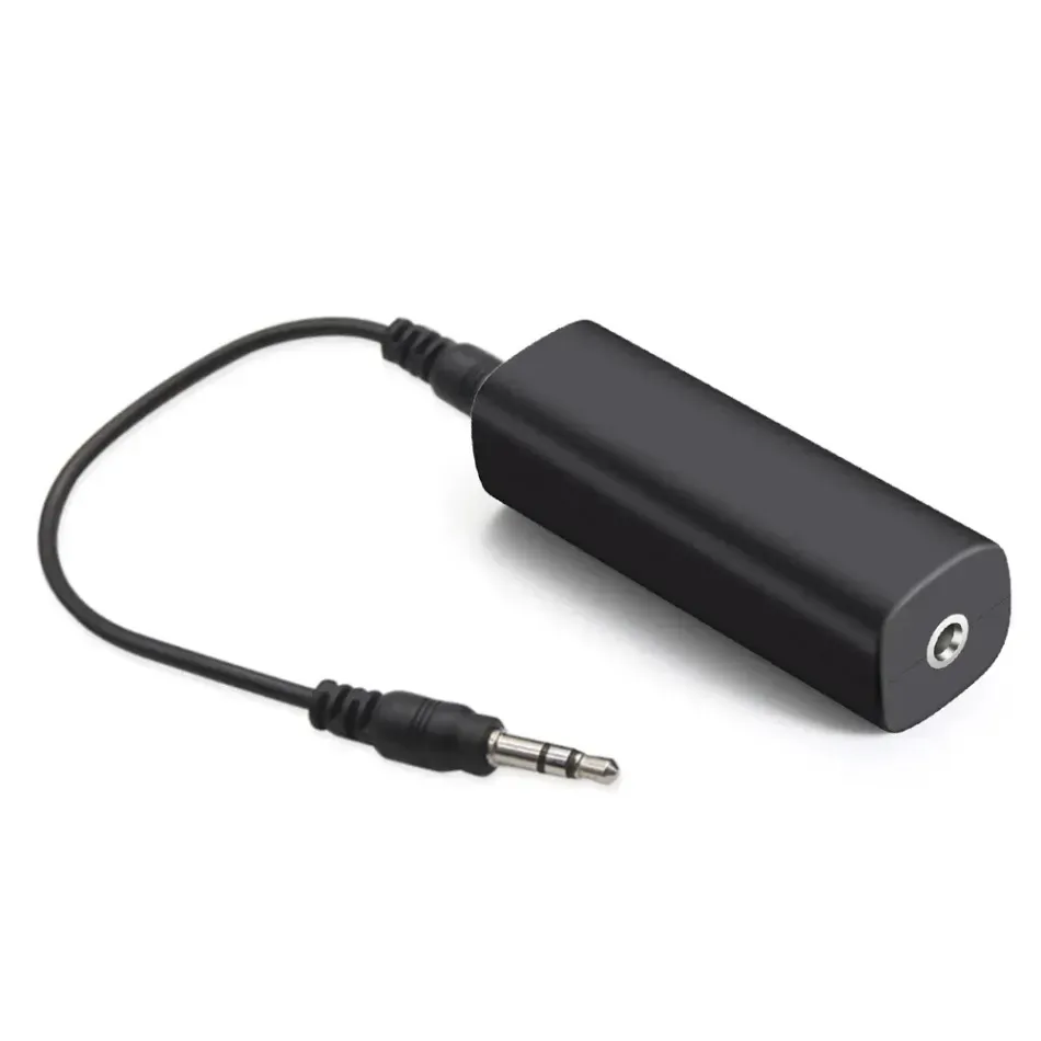 Aux audio hałas filtra filtra szumu Izolator szumów Eliminuj adapter dla samochodu stereo audio systemowy domowy głośnik stereo G1 ZZ