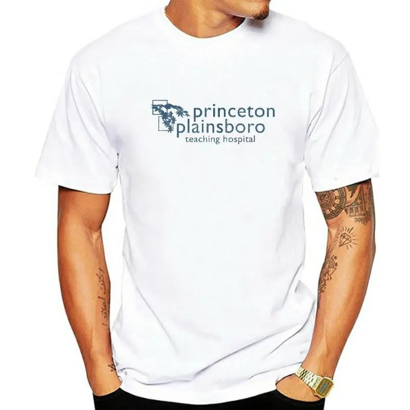 Herren T-Shirts House M.D Md Princeton Plainsboro lizenziertes T-Shirt für Erwachsene Baumwolle T-Shirt Streetwear Fashion 230422