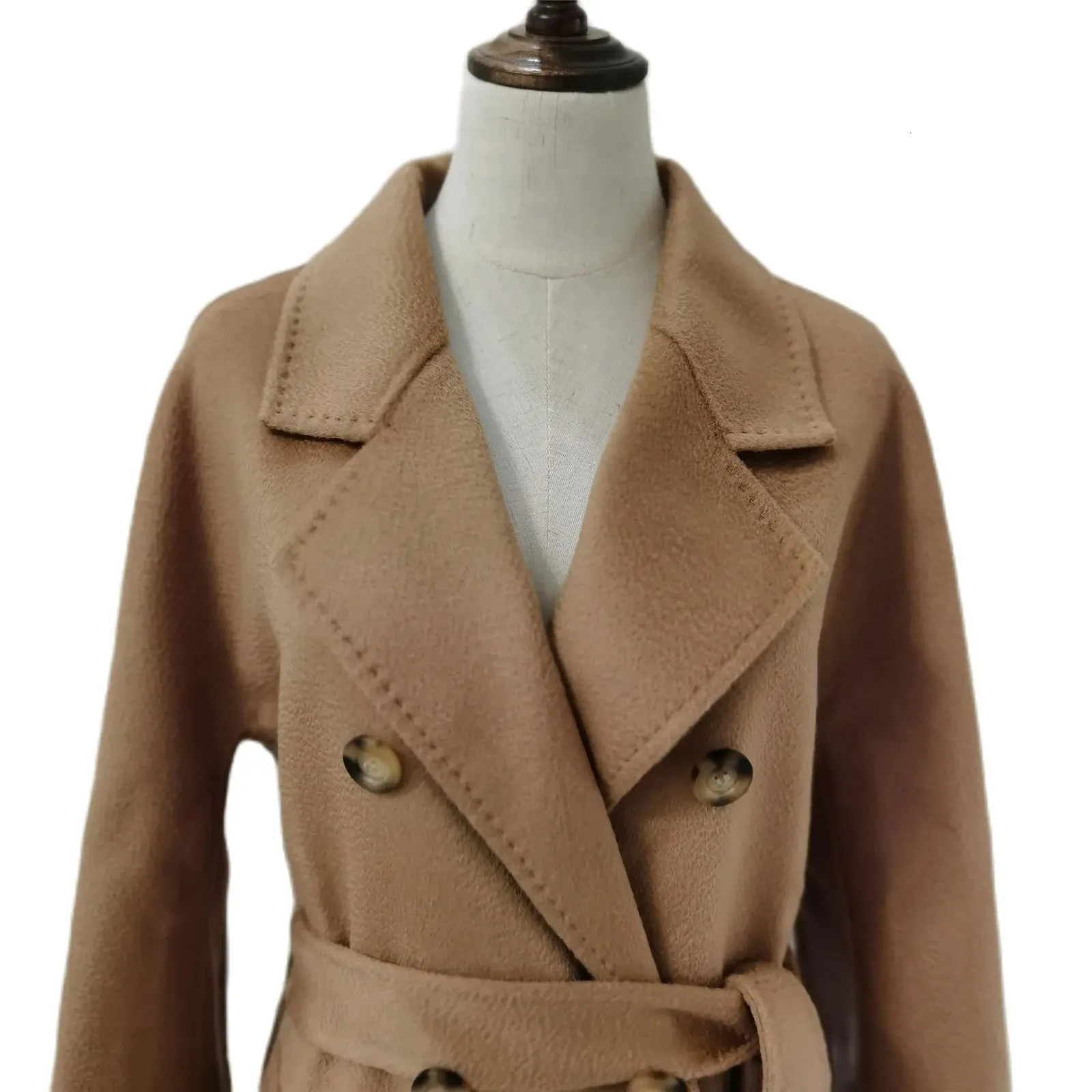 Women's wool best sale cashmere camel coat