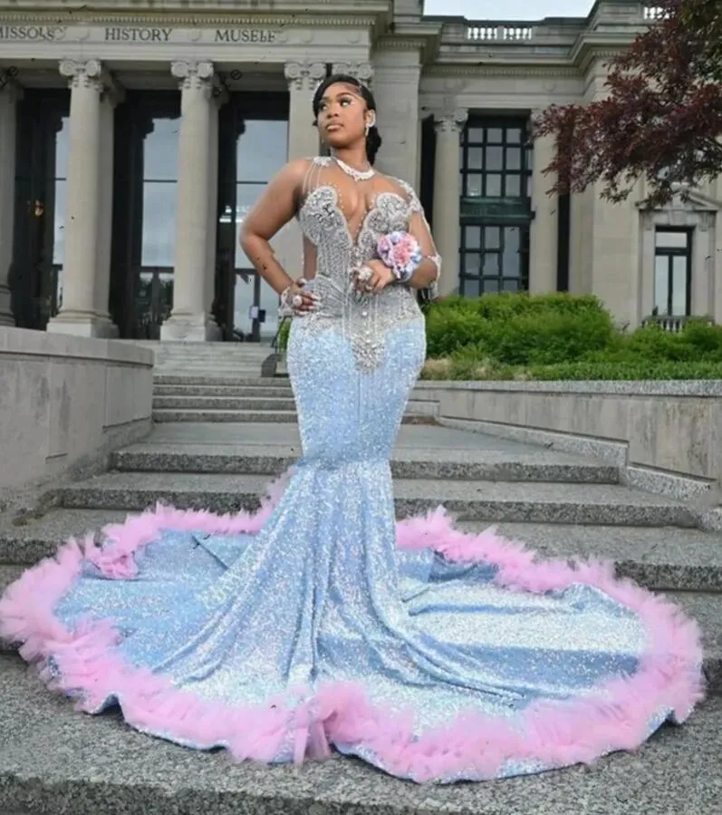 pink and blue quince dresses Amarra 54224 Beaded Ball Gown Long Quinceanera Dress