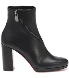 Designer -Woman Condora Botta leather ankle boots Mid Heel Ankle Boots heel shoe box Luxury Fashion 35-43