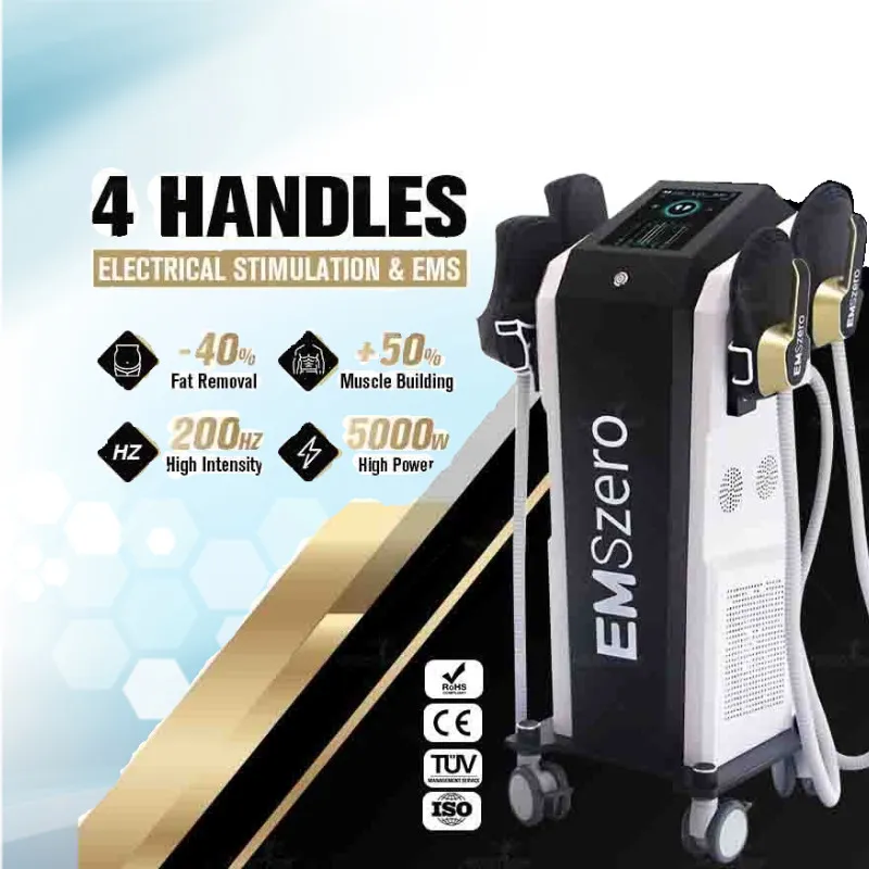 Autres dispositifs cosmétiques Hi-Emt Neo Emslim Neo Slimming Machine avec 4 5 poignées RF Stimulation électromagnétique