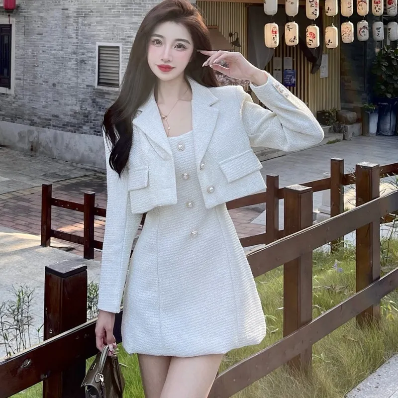 vestidos elegantes con chaleco