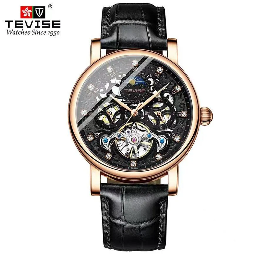 TEVISE montre de luxe sanda montres Arrivée Moderno récréatif lumineux mode ceinture montres étanche sur192p du Wisconsin