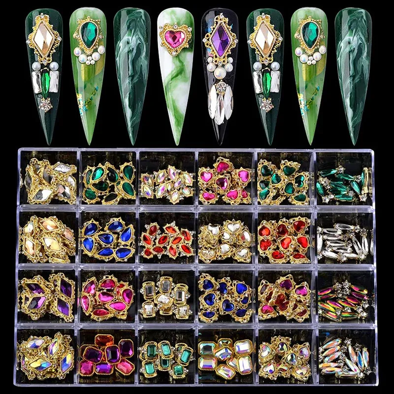 Nail Art Decorations Rhinestone Decoration Kit Charm Jewelry Crystal Diamond Parts DY Handmade Design Accessories 231121