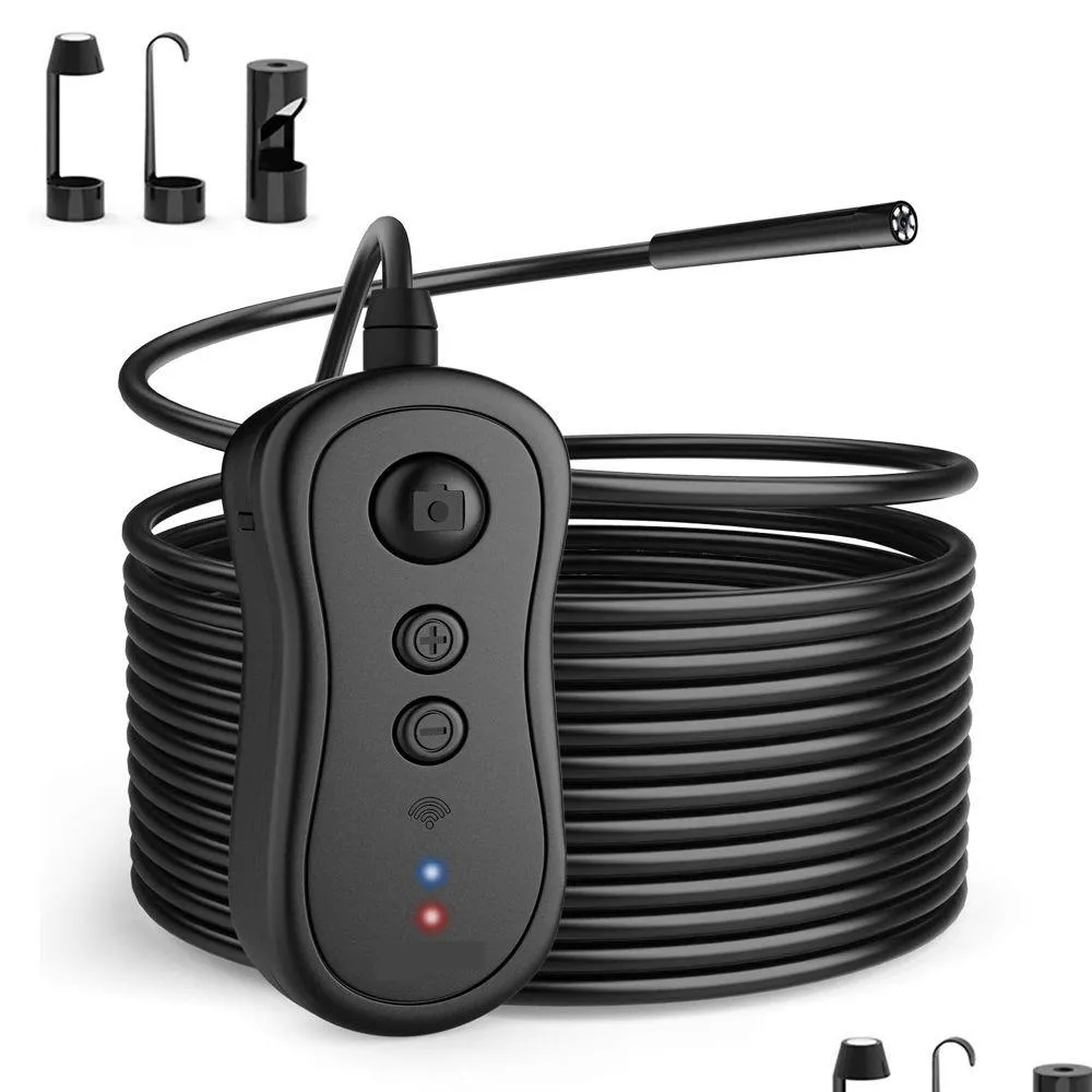 Wireless Endoscope Sink Drain Camera 3.5M Length, 8.2mm Diameter, 5.0MP