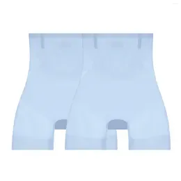 Women`s Shapers Solid Color Ultra Thin Ice Cool Seamless Waist Cincher High BuLifting Shaper Panties Power Shorts Under Dresses